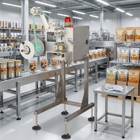 Machine de distribution et de dosage automatique de sachets d'absorbeurs d'oxygène et de désoxydants pour l'emballage de produits secs et de mélanges de noix