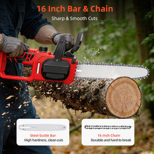 Scie à chaîne sans fil portative 21V de qualité industrielle pour la coupe du bois, idéale pour l'<span class=keywords><strong>élagage</strong></span> de jardin, vente en gros OEM - Product Image 6
