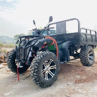 Quad agricole tout-terrain 4x4 Strong Brand 250CC 300CC 350CC avec remorque benne basculante, garantie 1 an, haute productivité
