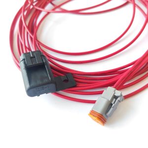 Arnés de cables de batería personalizado con conector hembra de 2 pines DT Deutsch, portafusibles en línea y de 2 pines para arnés de cableado marino de barco - Product Image 5