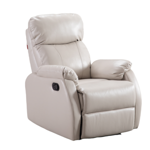 Le petit fauteuil inclinable en cuir synthétique à commande manuelle ou <span class=keywords><strong>électrique</strong></span> contient des tabourets de rangement. - Product Image 5