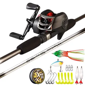 Palmer 1.8m 95g M power surf cast fiberclass vara de pesca e carretel combo conjunto completo kit isca de água salgada