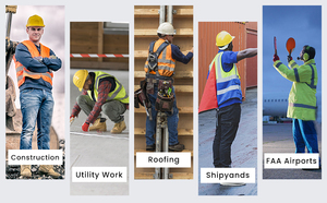 SMASYS حار بيع عاكس البناء البوليستر سترة السلامة RTS متعددة الوظائف PVC معرف الجيب مرحبا فيس السلامة سترة عاكسة - Product Image 6