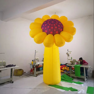 مخصص نفخ الأصفر عباد الشمس ديكور للمناسبة في الهواء الطلق مول حديقة الإعلان منطاد الهواء عرض المناظر الطبيعية - Product Image 3