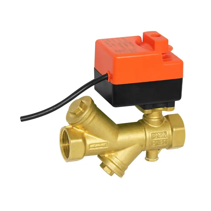 DGQF Electric 2-Way Ball Valve Electrically Actuated Motorized Ball Valves Spring Return