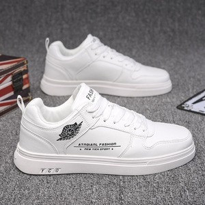 Nuevas Zapatillas Deportivas de Plataforma de Microfibra Blancas para Hombre, Estilo Casual, Transpirables, con Cordones, Tendencia de Moda para Todas las Temporadas - Product Image 2