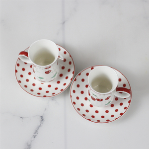 LEXI 2020 Nuovi Alla Moda <span class=keywords><strong>Turco</strong></span> Tazza di Tè Piattino In Ceramica Set Tazza di Caffè E Piattino Per Il Tè del Pomeriggio, Del Partito, celebrazione - Product Image 3