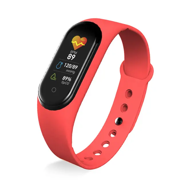 2022 Sport Stappenteller Sport Armband Gezondheid Fitness Tracker Polsband Pulsera Inteligente M5 Horloge Slimme Armband M6 Voor Xiaomi