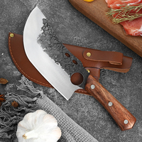 Couperet à viande chinois 6.7 pouces Chef couteau de boucher nouveau manche en bois populaire rasoir tranchant couteaux de cuisine avec gaine