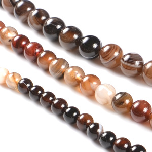 Perles d'agate naturelle, grosses pierres précieuses, 10mm, livraison gratuite - Product Image 4
