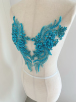 Appliques en tissu à sequins dorés et strass, perles pour accessoires de mariage, patchs thermocollants de luxe pour chapeaux et vêtements, grand format pour mariages