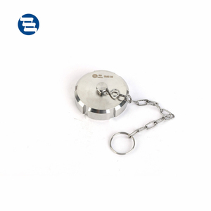 Santhai Sanitary Stainless Steel 304 316L SMS RJT DIN 11851 Union Hot Selling <strong>End</strong> <strong>Cap</strong> with chain - Product Image 1