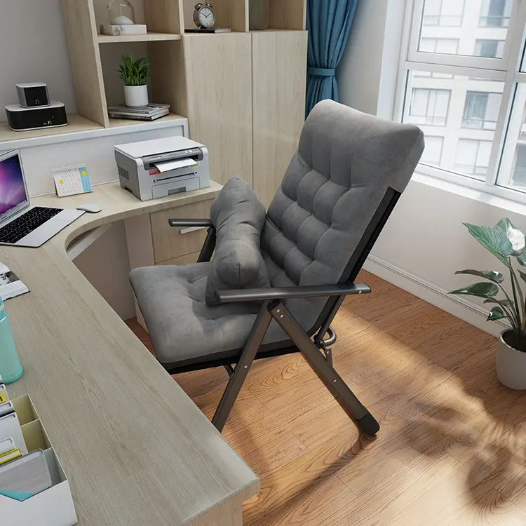Masaje cómodo reclinable silla plegable formas de ocio al aire libre silla plegable portátil