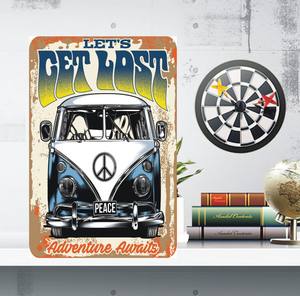 Papan Logam Vintage Bertuliskan Garasi Mobil Texaco Mobilgas, Poster Seni Logam Retro Bar Minyak & Gas, Dekorasi Dinding Rumah, Plakat Rustic untuk Rumah - Product Image 5