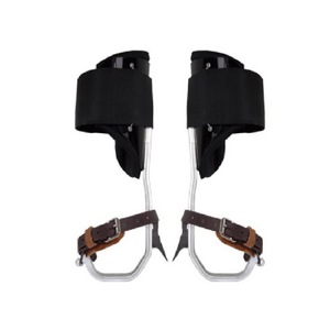 Équipement d'escalade à pointes courtes réglable en hauteur et ergonomique - Pointes Bistel en aluminium avec boîtier ABS noir 22332002 - Product Image 1