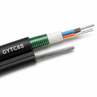 Kabel Udara Serat Optik GYTC8S Outdoor Loose Tube Stranded Figure 8 Self Supporting FTTH