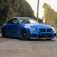 Remplacement du cache de ventilation du pare-chocs avant en fibre de carbone véritable pour BMW M2 G87
