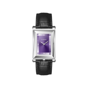 Montre à quartz de luxe <span class=keywords><strong>Formil</strong></span> FL5790 avec boîtier en acier inoxydable 316L, forme carrée, bracelet en cuir unisexe, résistante à l'eau 3BAR - Product Image 1