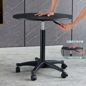 Mesa elevadora móvil de altura ajustable Ruedas Dormitorio simple <span class=keywords><strong>Lectura</strong></span> Mini mesa auxiliar multiusos moderna - Product Image 6
