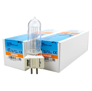 <span class=keywords><strong>Bombilla</strong></span> Halógena para Fotografía Cinematográfica O-SRAM 64742 <span class=keywords><strong>500W</strong></span> GY9.5 64787 240V2000W G22 64789 G38 64745 230V1000W GX9.5 - Product Image 1