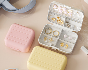 <b>Pill</b> Box Organizer for Earrings Rings Necklaces Bracelets Plastic Bead Storage <b>Containers</b> for Crafts Gift for Women Gril - Product Image 3