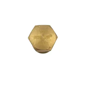 Hex parts plug brass fisible plug for refrigeration & air conditioning NPT