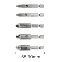 1/4 "tige hexagonale endommagé vis extracteur foret ensemble dépouillé cassé vis boulon extracteur extracteur sortir Kit d'outils de démolition