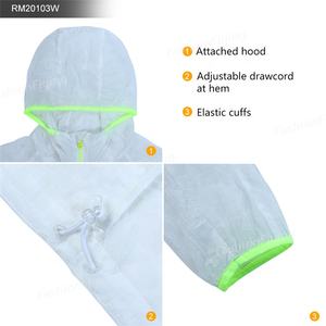 남성용 경량 자외선 차단 바람막이 반사 발광 하이테크 재킷 UV 기능성 윈드브레이커 여성 의류 슬림핏 - Product Image 4