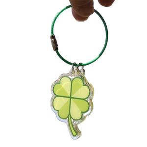 Llavero NFC Personalizado GSC con Impresión Personalizada, Programable con URL, Llavero Inteligente para Sistema de Control de Acceso, Impermeable, Trébol Verde - Product Image 2