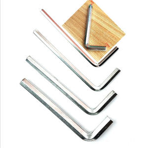 Jeu de clés hexagonales pour le démontage des pédales de vélo, outil en métal en forme de L, 4 pièces, pour réparation de vélo de montagne, vélo pour enfants - Product Image 1