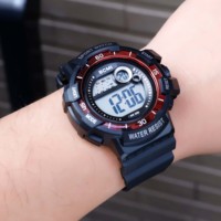 Galvanisierte Kreisuhr für draußen elektronische Uhr multifunktionale wasserdichte Uhr Countdown Studenten-Sportuhr