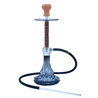 Nouveautés : Chicha en aluminium haut de gamme avec finition laquée moderne, accessoires complets, 4 couleurs disponibles