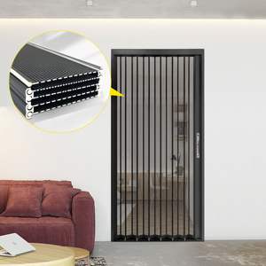 Buitendeuren van aluminium en glas, vouwbaar, voor veranda's. - Product Image 2