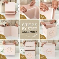 Boîte cadeau rigide en carton texturé recyclable avec logo en relief personnalisé, couvercle rose magnétique