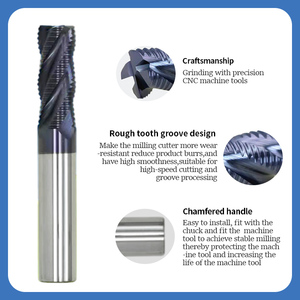 Three Flutes 3F Stainless Steel <strong>Gear</strong> Bits CNC Custom S/S Router Bits Cutter Tungsten Carbide <strong>End</strong> <strong>Mill</strong> for Hard Metal <strong>Cutting</strong> - Product Image 3