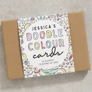 Custom Kinderen Colouring In Kaarten Gift Box Set In Pagina 'S Colouring Lakens Educatief Boek Voor Kinderen