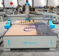 Routeur CNC de haute qualité à changement d'outil automatique (ATC) pour la gravure et la découpe du bois, idéal pour les meubles en panneaux, les armoires et les placards.