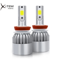 C6 super lumineux led h4 phares 36W led ampoule 9005 9006 lumières système led pour voitures puce COB pour éclairage de voiture