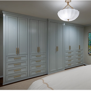 Armoire modulaire moderne et durable bleue avec tringle <span class=keywords><strong>de</strong></span> suspension fixe, personnalisable pour l'ameublement <span class=keywords><strong>de</strong></span> la maison - Product Image 1