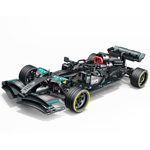 Modèle réduit de voiture de sport <span class=keywords><strong>Puzzle</strong></span> Blocs de construction Formula Racing Ensemble cadeau d'ornements et de jouets en plastique - Product Image 5