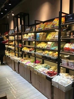 Présentoir de gondole d'épicerie de nouveau Design, étagère de supermarché en Grain de bois à vendre