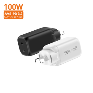 <span class=keywords><strong>Chargeur</strong></span> mural mini 100W AVS PD3.2 double Type C 70W pour iPhone <span class=keywords><strong>Samsung</strong></span> Galaxy, <span class=keywords><strong>chargeur</strong></span> de téléphone portable USB C à charge rapide - Product Image 6