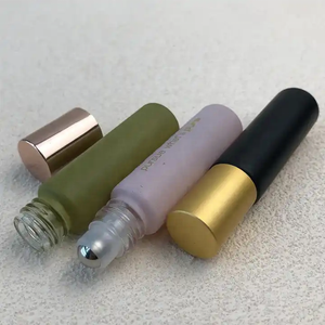 Tube d'huile corporelle rose réutilisable de 10ml Lint <span class=keywords><strong>Doterra</strong></span> Roll on Glass Perfume Roller Ball Bottle - Product Image 2