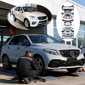 Kit Carrozzeria per <span class=keywords><strong>Mercedes</strong></span> Benz <span class=keywords><strong>Classe</strong></span> ML WL166 2010-2015, Aggiornamento Stile GLE 63 con Paraurti Anteriore e Posteriore, Fari, Cofano e Luci Posteriori - Product Image 1