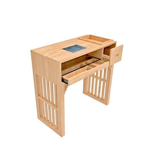 Mesa de Manicura de Madera Sólida para Salón de Uñas, Mueble de Diseño con Colector de Polvo - Product Image 5