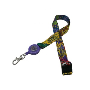 Thấp Moq Tùy Chỉnh In Trống Thăng Hoa Cổ Dây Đeo ID Huy Hiệu Chủ Thẻ Dây Buộc Với Logo Tùy Chỉnh <span class=keywords><strong>Polyester</strong></span> Dây Buộc - Product Image 1