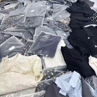 Pakaian Wanita Bermerek Musim Panas Berbagai Gaya Stok Gaun Kaos Atasan Kecil Celana Rok Bekas Second Hand Thrift Clothing