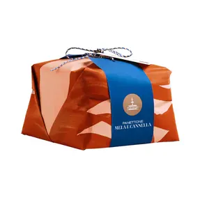 Panettone Pandolce alla Mela e Cannella, Lievitato Naturalmente, Regalo di Natale - Product Image 1