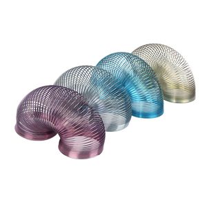 Offre Spéciale magique arc-en-ciel printemps jouets cadeaux <span class=keywords><strong>de</strong></span> fête soulagement du Stress drôle coloré métal printemps enfants main compétence ressort hélicoïdal jouet - Product Image 2