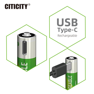 CITICITY Lot de 4 batteries Li-ion 1,5 V 600 mAh 900 mWh haute capacité rechargeables - Product Image 3